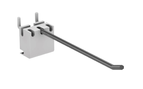 PEG BLOCK UNIVERSAL CLIP WITH SINGLE PRONG - 125mm image
